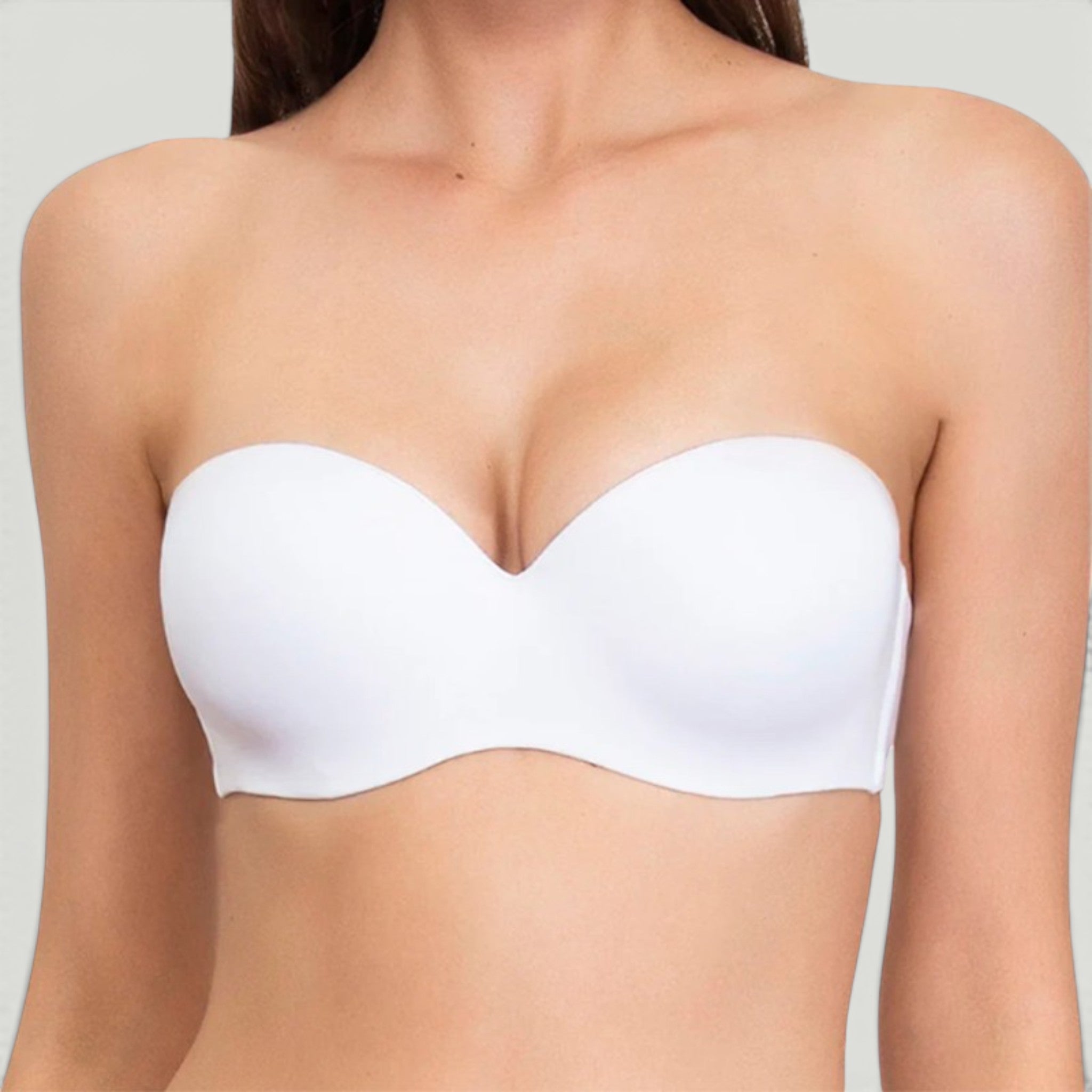REGGISENO A FASCIA IN COPPA B - BIANCO 10