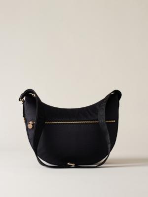 BORBONESE BORSA LUNA BAG MIDDLE  BLACK