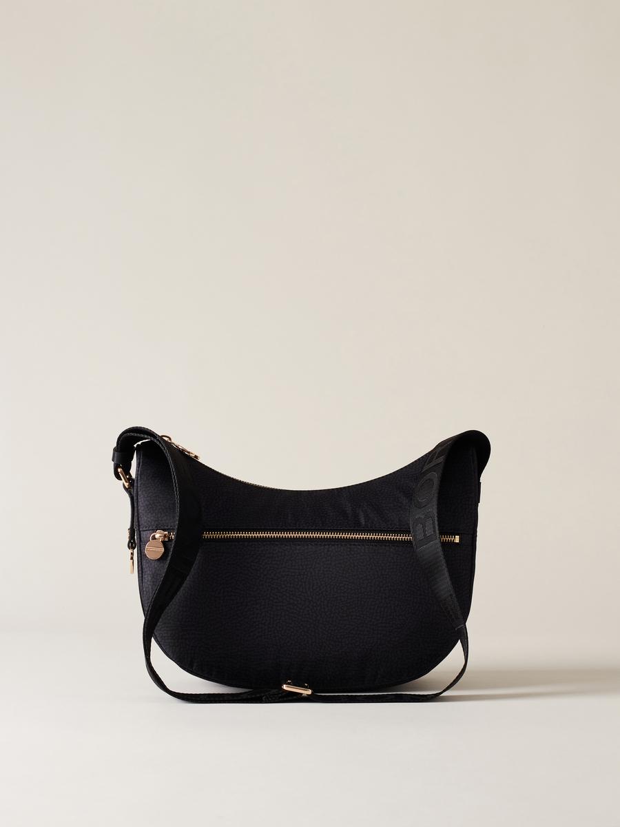 BORBONESE BORSA LUNA BAG SMALL BLACK 1