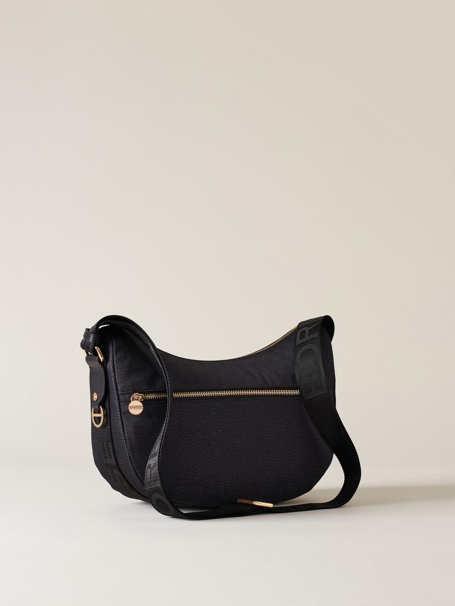 BORBONESE BORSA LUNA BAG SMALL BLACK 2
