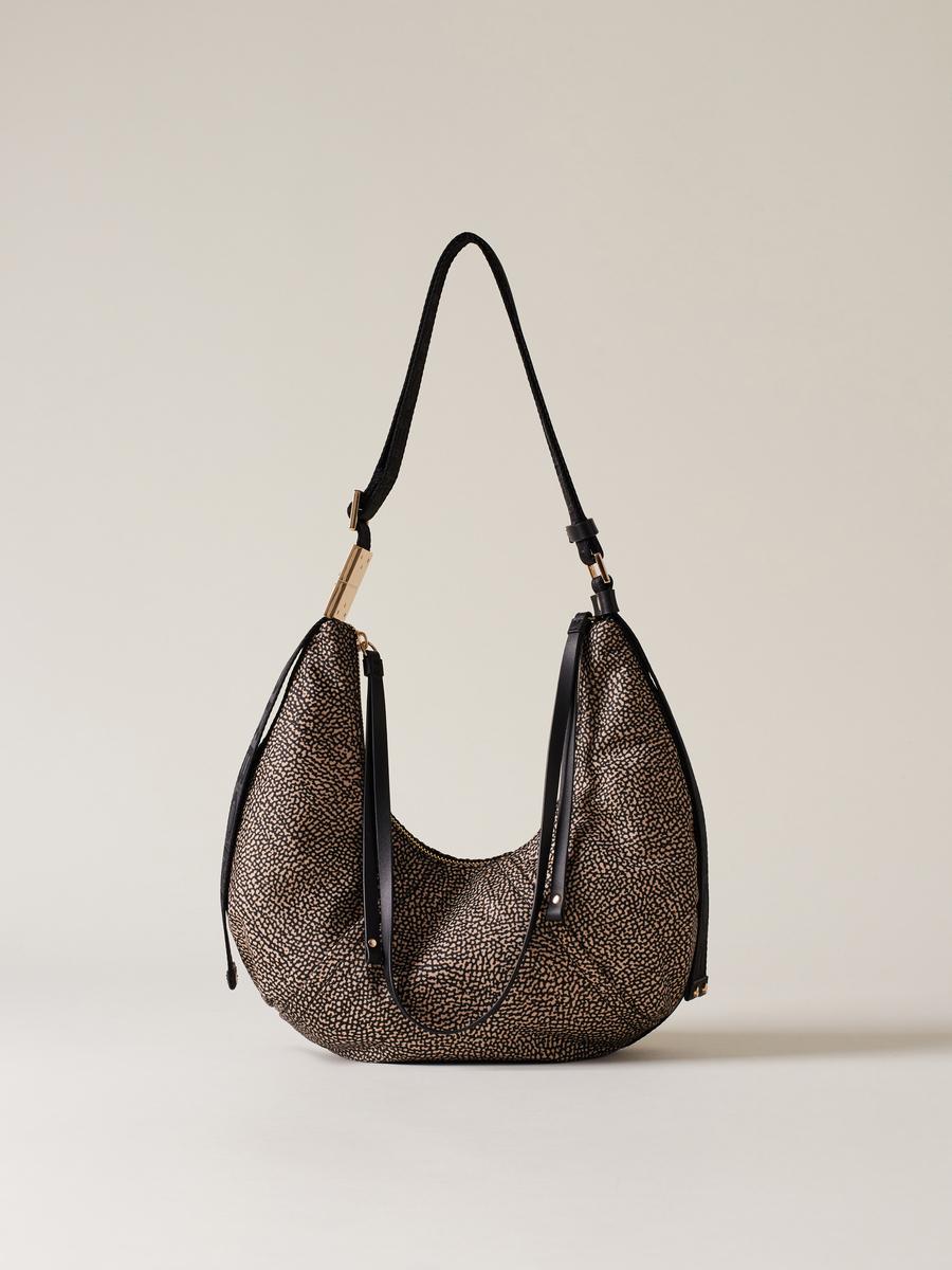 BORSA HOBO SMALL OP NATURALE NERO 1