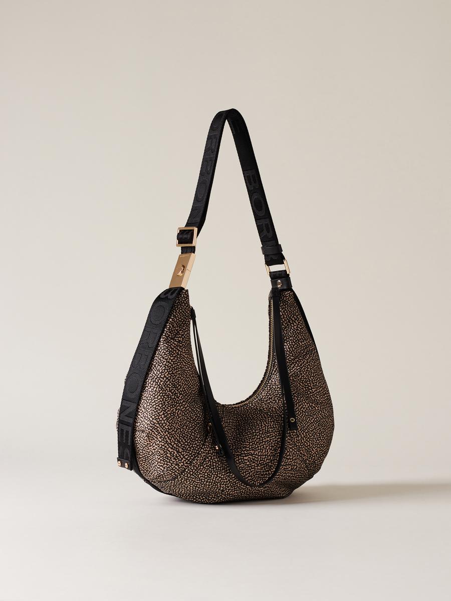 BORSA HOBO SMALL OP NATURALE NERO 4