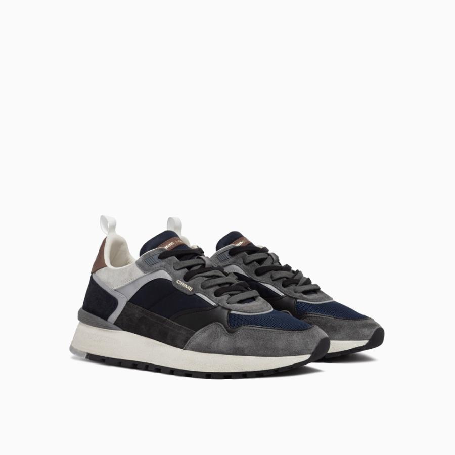 CRIME LONDON SNEAKERS LUNAR MIDNIGHT NAVI BLU/GRIGIO 2