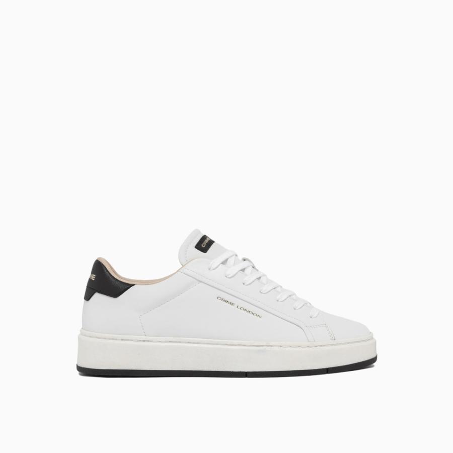 CRIME LONDON SNEAKERS DESTINY BLACK TOUCH BIANCO 1