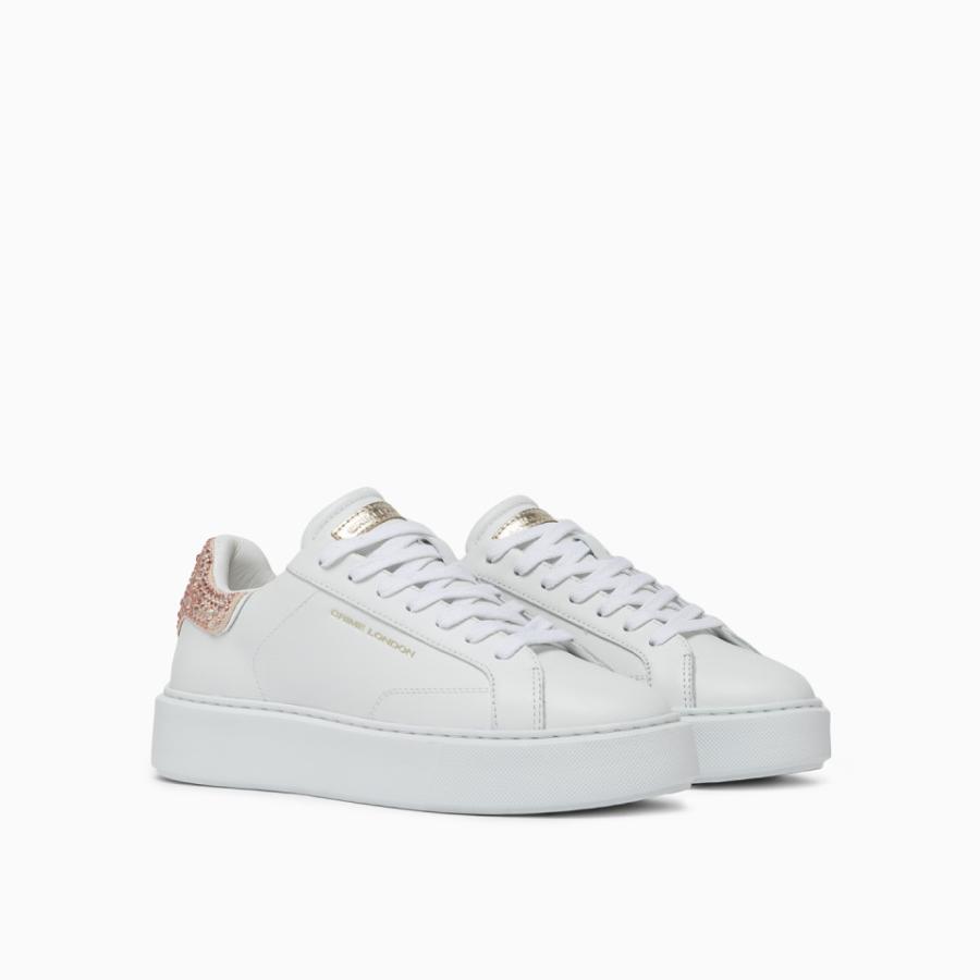 CRIME LONDON SNEAKERS NEW EXTRALIGHT VANILLA DIAMOND BIANCO 2