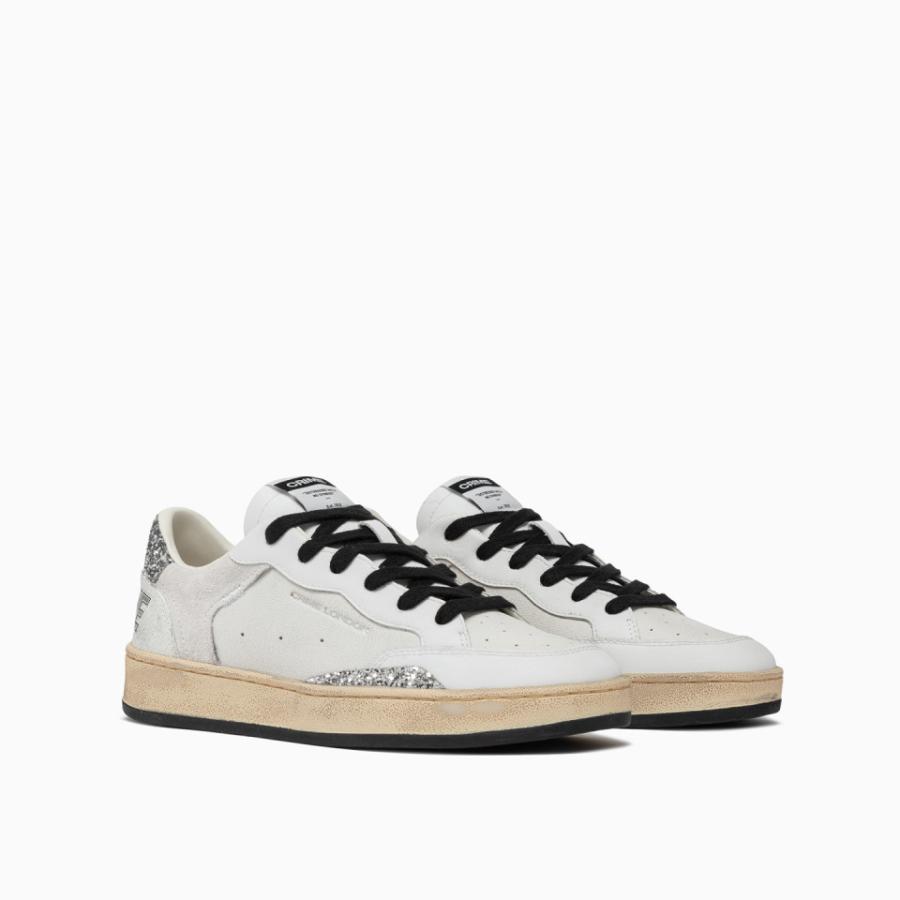 CRIME LONDON SNEAKERS CHELSEA BADDIE ON THE BLOCK BIANCO 2