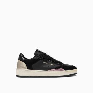 CRIME LONDON SNEAKERS CHELSEA BACK TO BLACK NERO