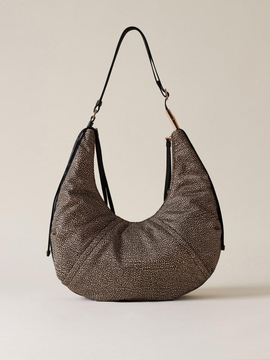 BORSA HOBO MEDIUM OP NATURALE NERO 3