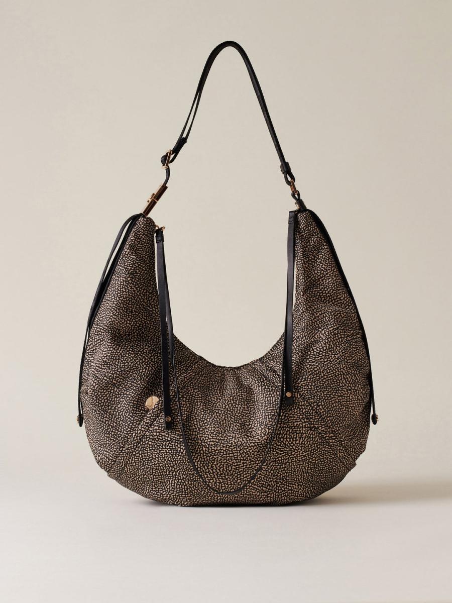 BORSA HOBO MEDIUM OP NATURALE NERO 1