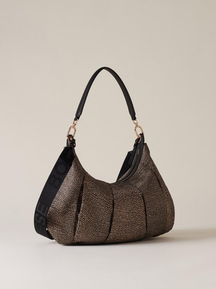 BORSA HOBO M. C/T OP NATURALE NERO 3