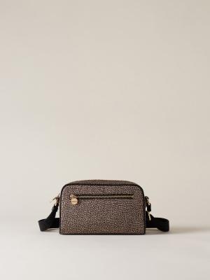 BORBONESE BORSA CAMERA CASE S OP NATURALE NERO