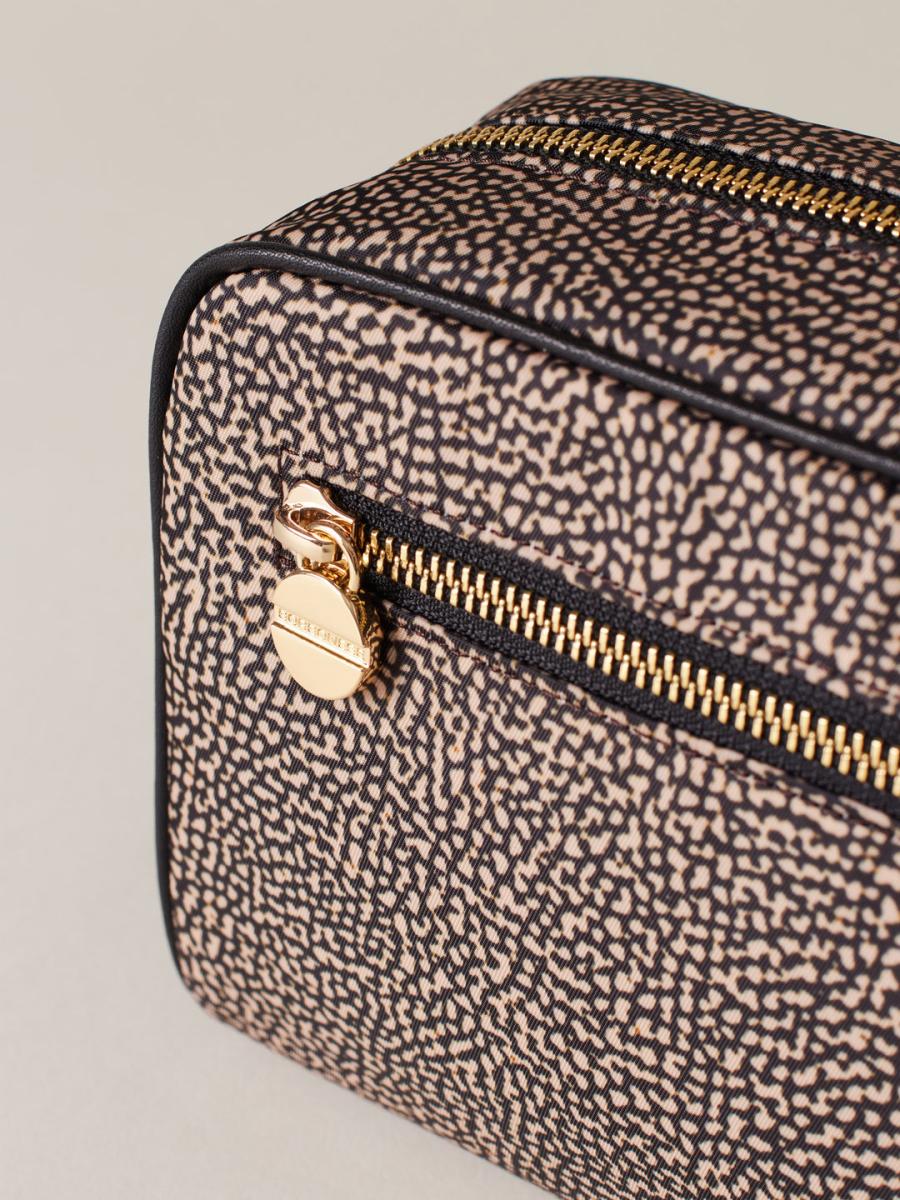 BORBONESE BORSA CAMERA CASE S OP NATURALE NERO 5