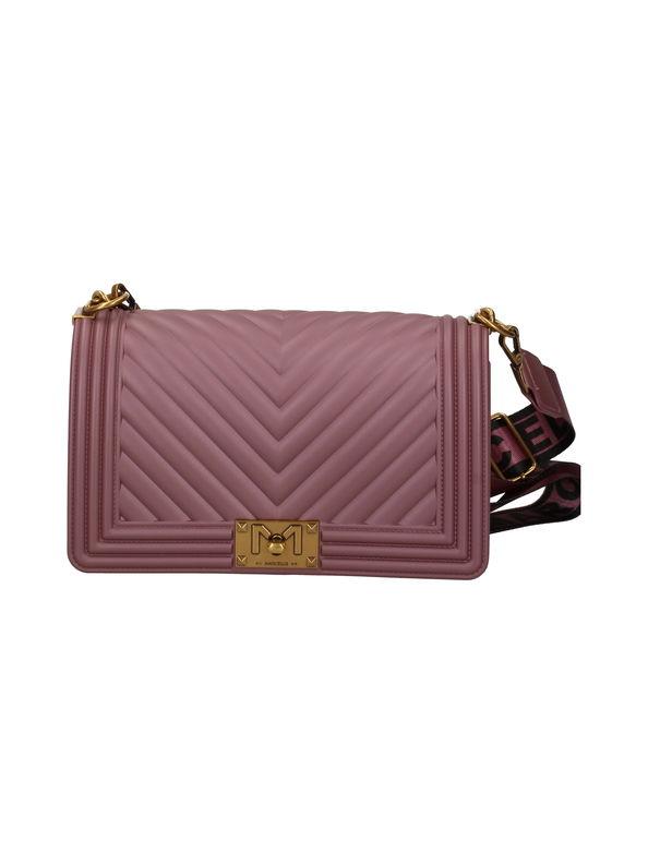 BORSA MARC ELLIS FLAT M DARK MAUVE  VIOLA SCURO