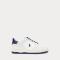 RALPH LAUREN POLO SPORT SNEAKERS MASTERS CRT LOW TOP LACE DECKWASH WHITE/NAVY BIANCO/BLU