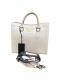 BORSA MARC ELLIS FLAT WOOD M WHITECAP  BIANCO