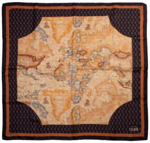 ALVIERO MARTINI 1^ CLASSE FOULARD GEO/MONOGRAM geo classic