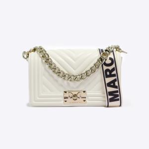 BORSA MARC ELLIS FLAT M WHITE BIANCO