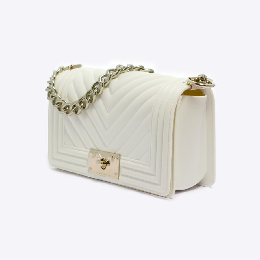 BORSA MARC ELLIS FLAT M WHITE BIANCO 2