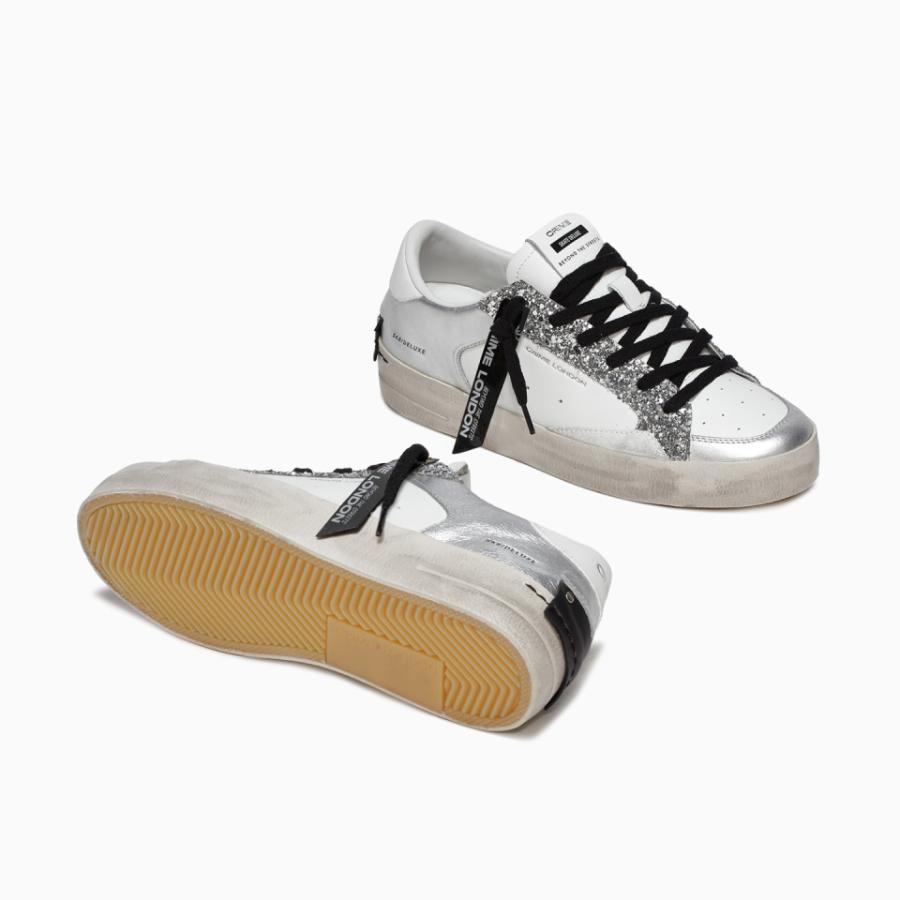 CRIME LONDON SNEAKERS DELUXE SILVER SILVER 4