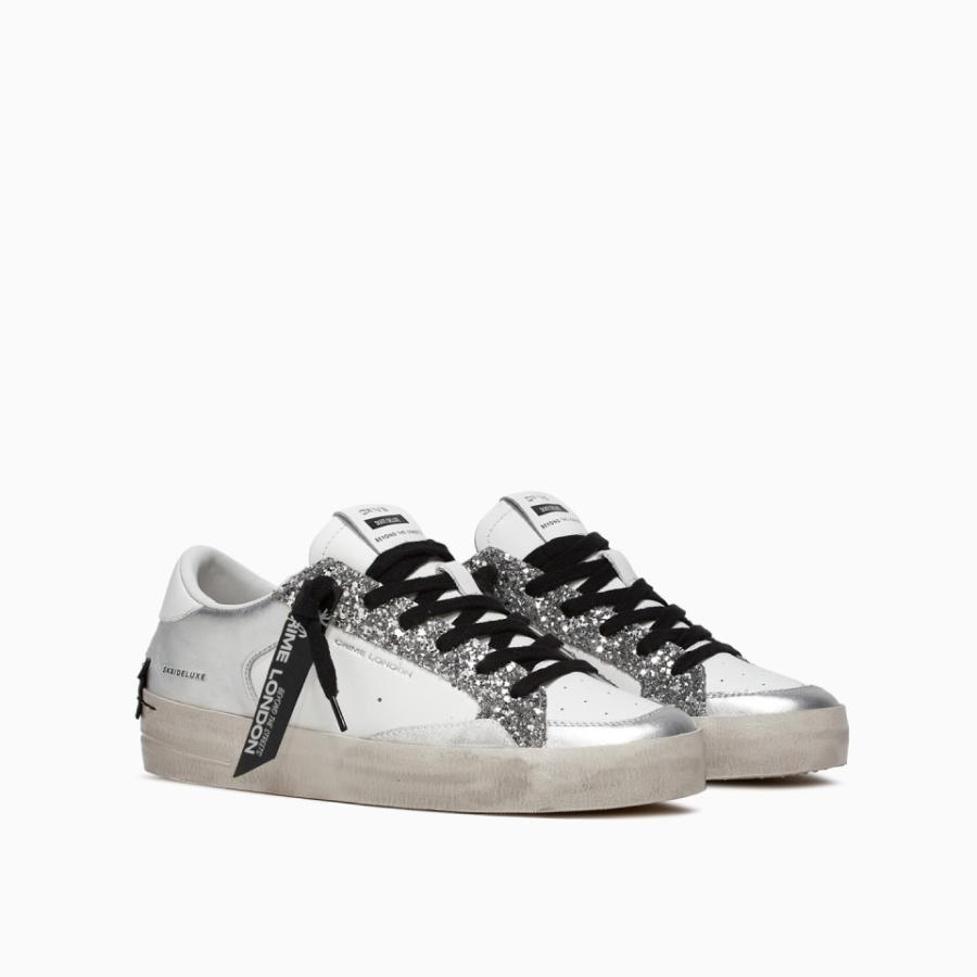 CRIME LONDON SNEAKERS DELUXE SILVER SILVER 2