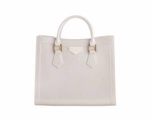 BORSA MARC ELLIS FLAT WOOD M WHITECAP  BIANCO