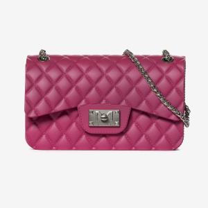 MARC ELLIS BORSA FLAT FALCON  FUXIA/SATIN SILVER