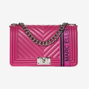 MARC ELLIS BORSA FLAT M FUXIA/SILVER