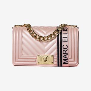 MARC ELLIS BORSA FLAT S  NUDE/LIGHT GOLD