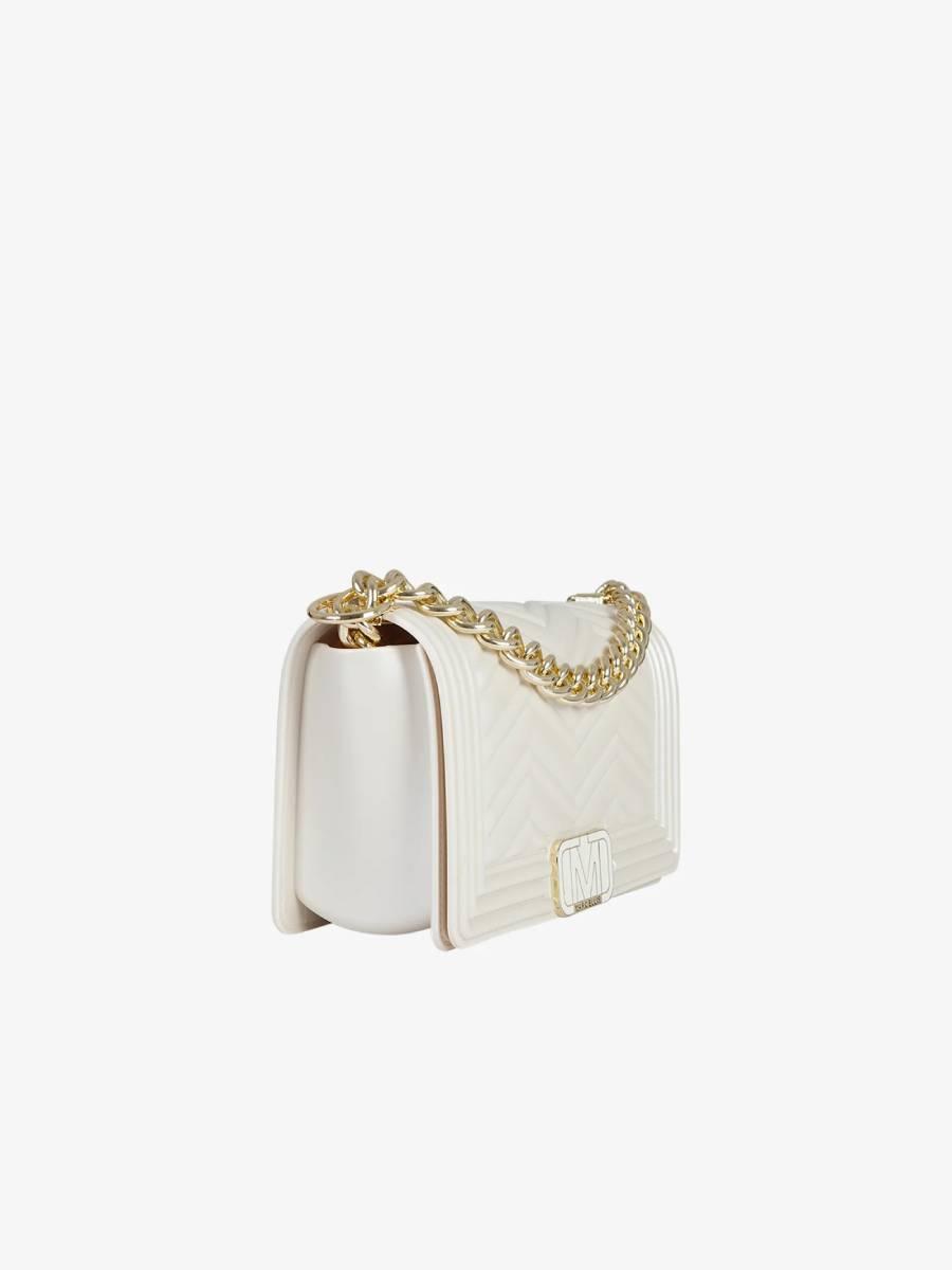 MARC ELLIS BORSA FLAT WAVE S  MILK/LIGHT GOLD 2