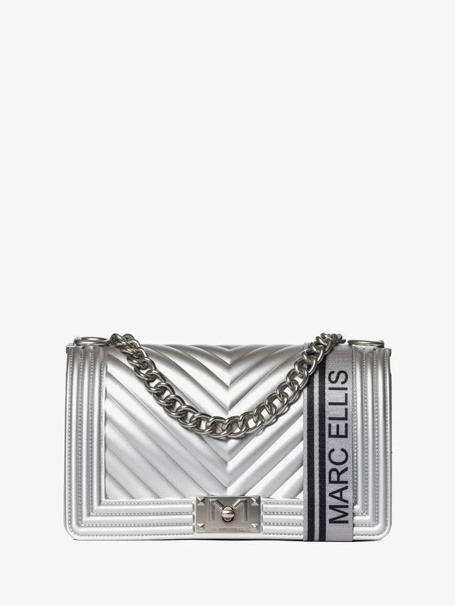 MARC ELLIS BORSA FLAT S SILVER/SATIN SILVER MARC ELLIS BORSA FLAT S SILVER/SATIN SILVER