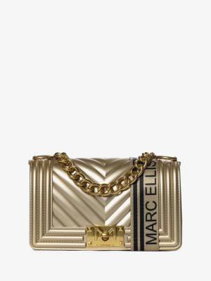 MARC ELLIS BORSA FLAT S  GOLD/LIGHT GOLD