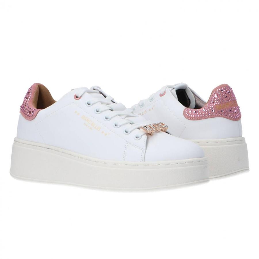 MARC ELLIS SNEAKERS MAKI 305  WHITE/PINK 4