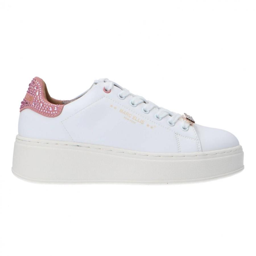 MARC ELLIS SNEAKERS MAKI 305  WHITE/PINK 1