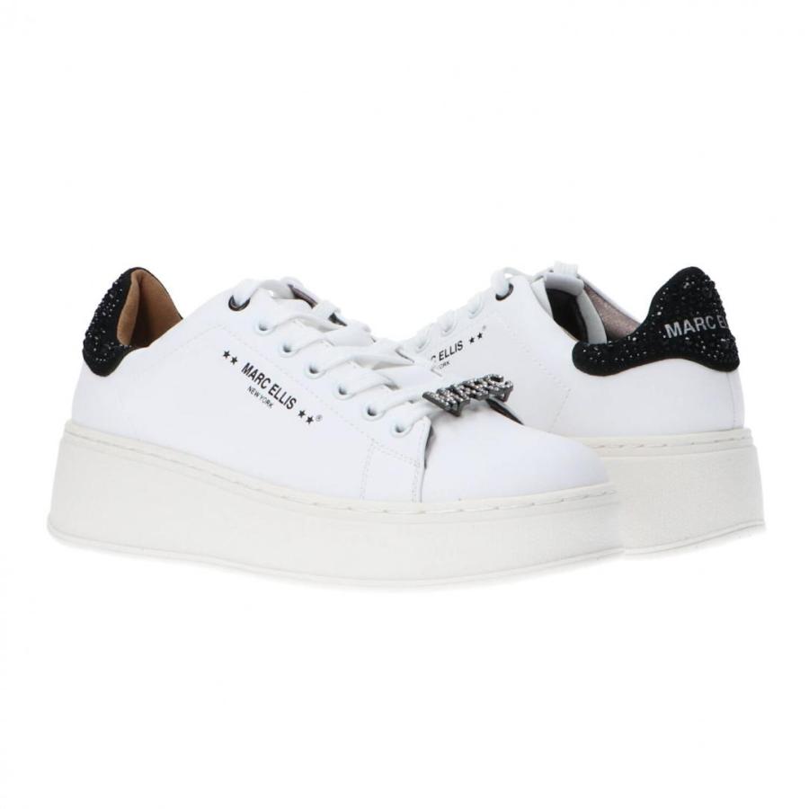 MARC ELLIS SNEAKERS MAKI 305 WHITE/BLACK 3