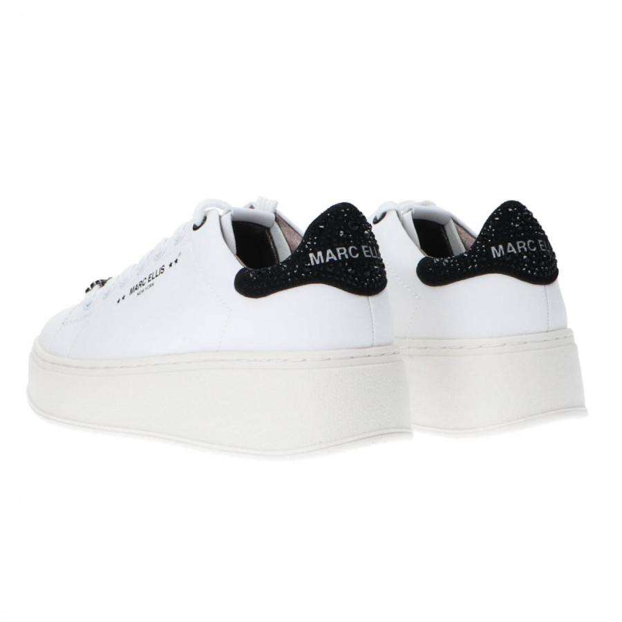 MARC ELLIS SNEAKERS MAKI 305 WHITE/BLACK 5