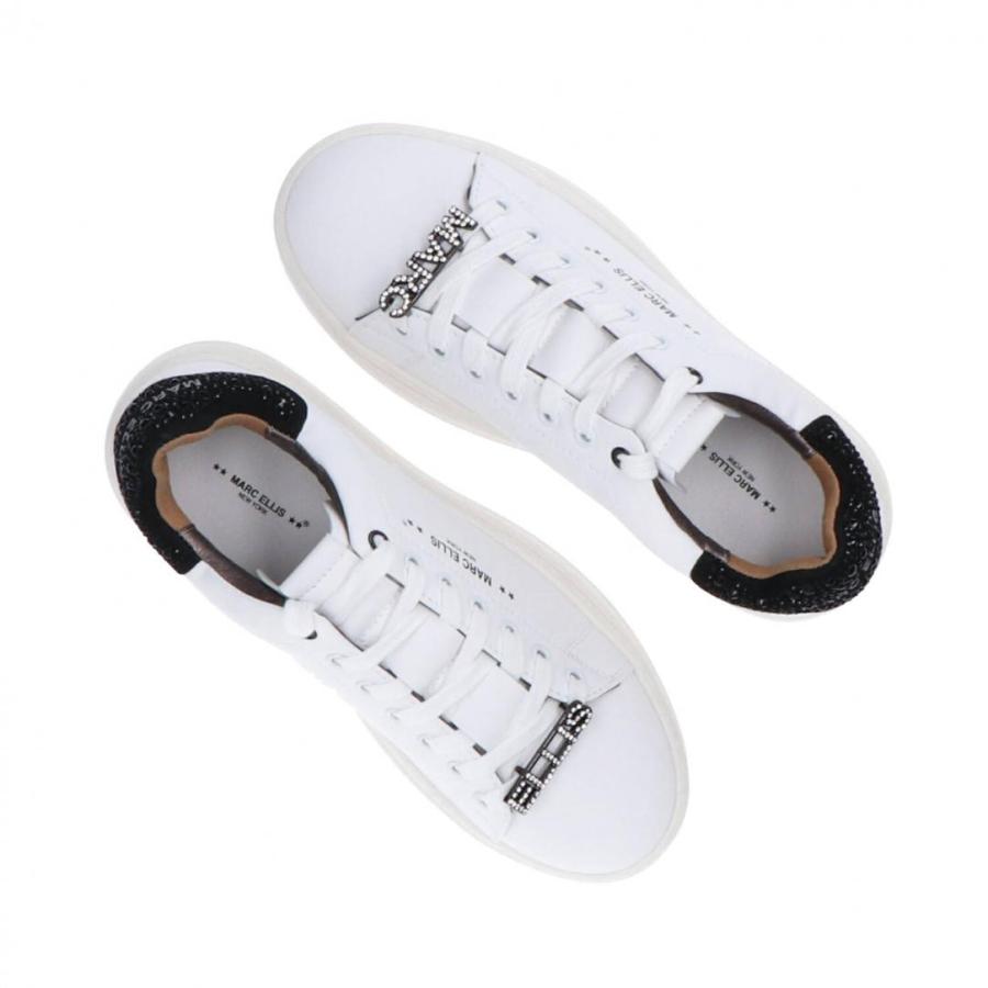 MARC ELLIS SNEAKERS MAKI 305 WHITE/BLACK 4