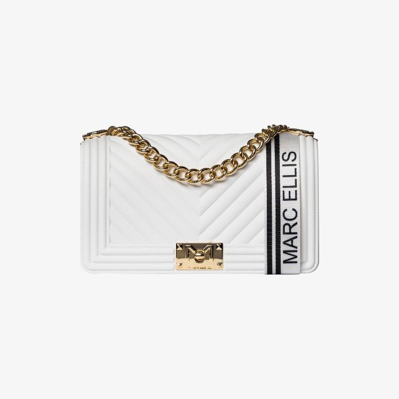 MARC ELLIS BORSA FLAT M MILK/LIGHT GOLD 1