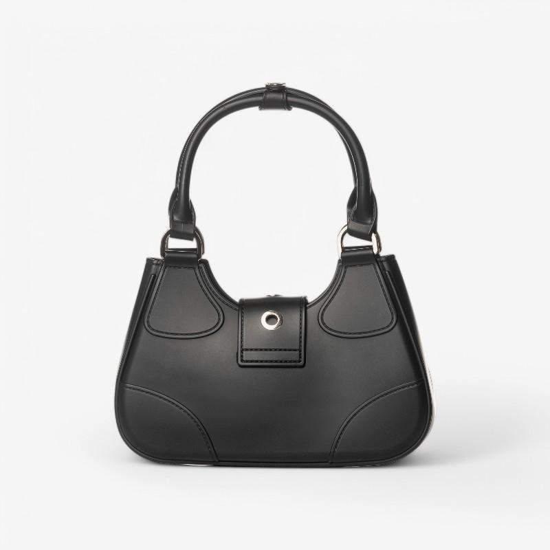 MARC ELLIS BORSA FLAT CIRCLE  BLACK/SATIN SILVER 3