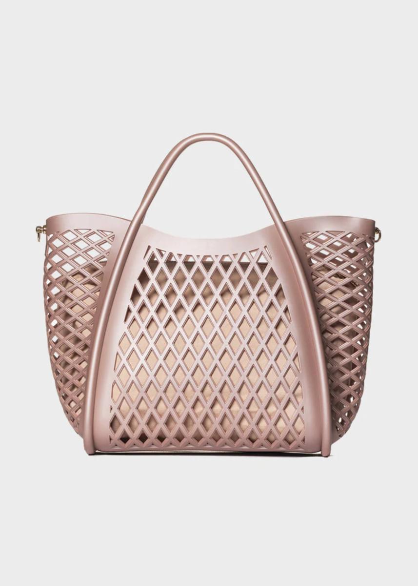 MARC ELLIS BORSA FLAT BUBY BASKET  MISTY ROSE/LIGHT GOLD 3