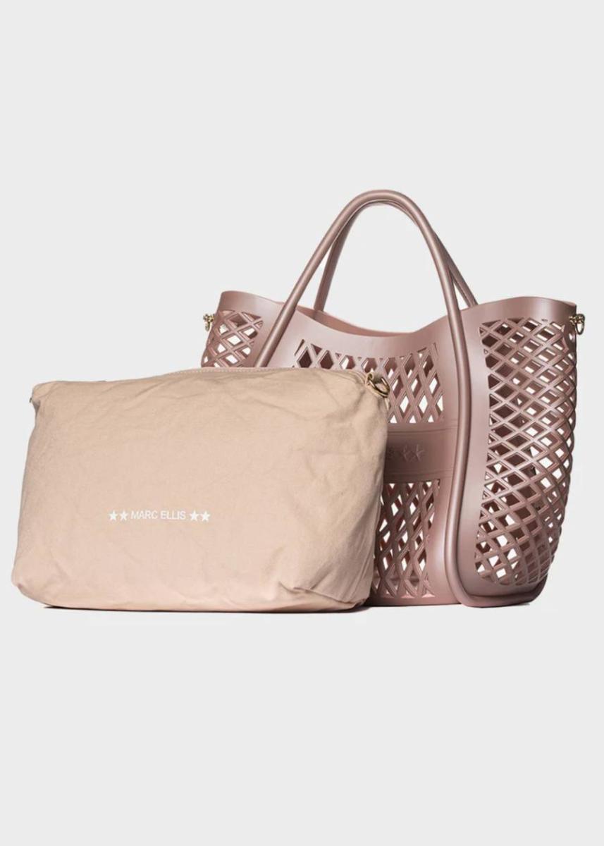 MARC ELLIS BORSA FLAT BUBY BASKET  MISTY ROSE/LIGHT GOLD 4