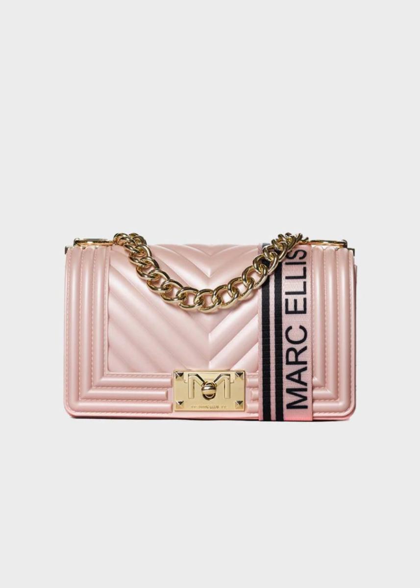 MARC ELLIS BORSA FLAT S  NUDE/LIGHT GOLD 1