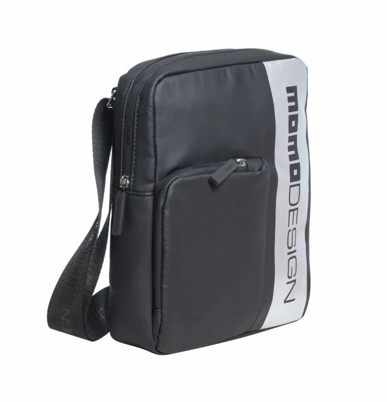 MOMO DESIGN BORSELLO A TRACOLLA  MO-03NS BLACK SATIN 2