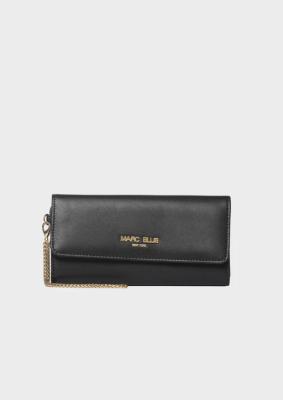 MARC ELLIS MACRO WALLET  BLAKC/GOLD
