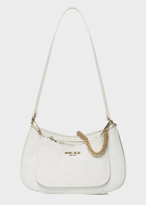 MARC ELLIS BORSA NEW YORK DOUBLE WHITE/LIGHT GOLD