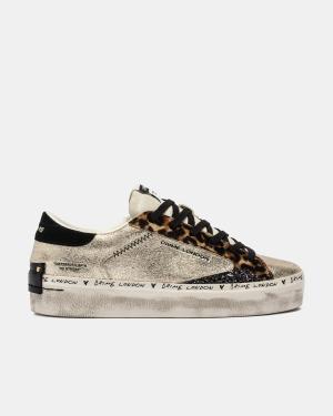 CRIME LONDON SNEAKERS DISTRESSED PLATFORM SWEET LIKE HONEY ORO