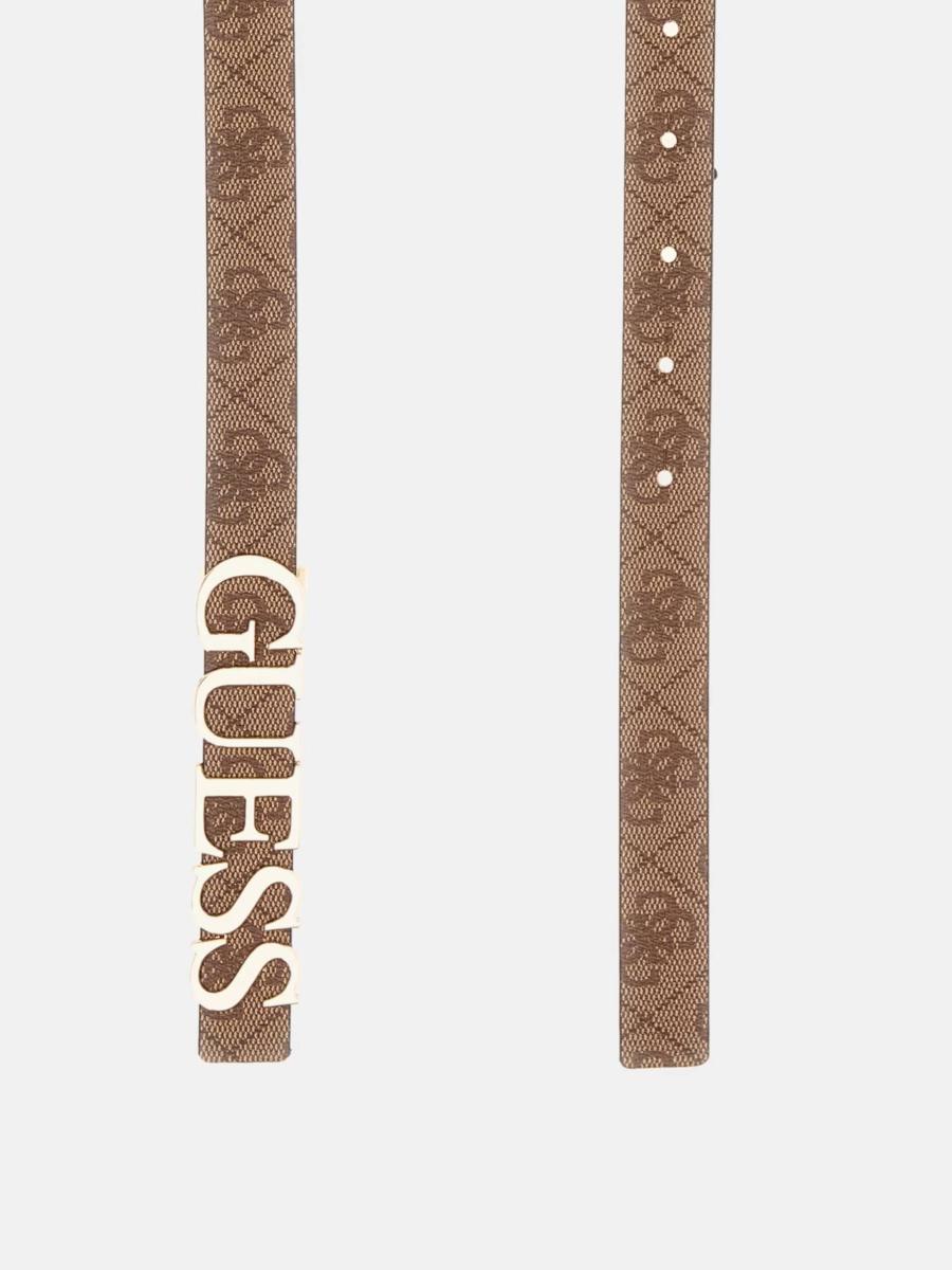 GUESS CINTURA MERIDIAN BEIGE  BEIGE/MARRONE 2