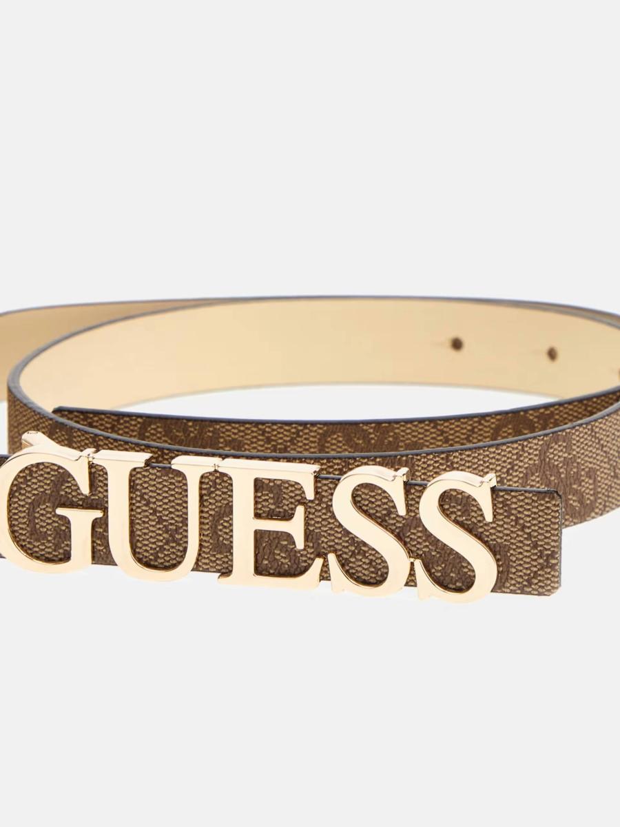 GUESS CINTURA MERIDIAN BEIGE  BEIGE/MARRONE 3