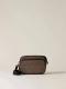BORBONESE BORSA CAMERA CASE S. OP NATURALE/NERO OP NATURALE NERO