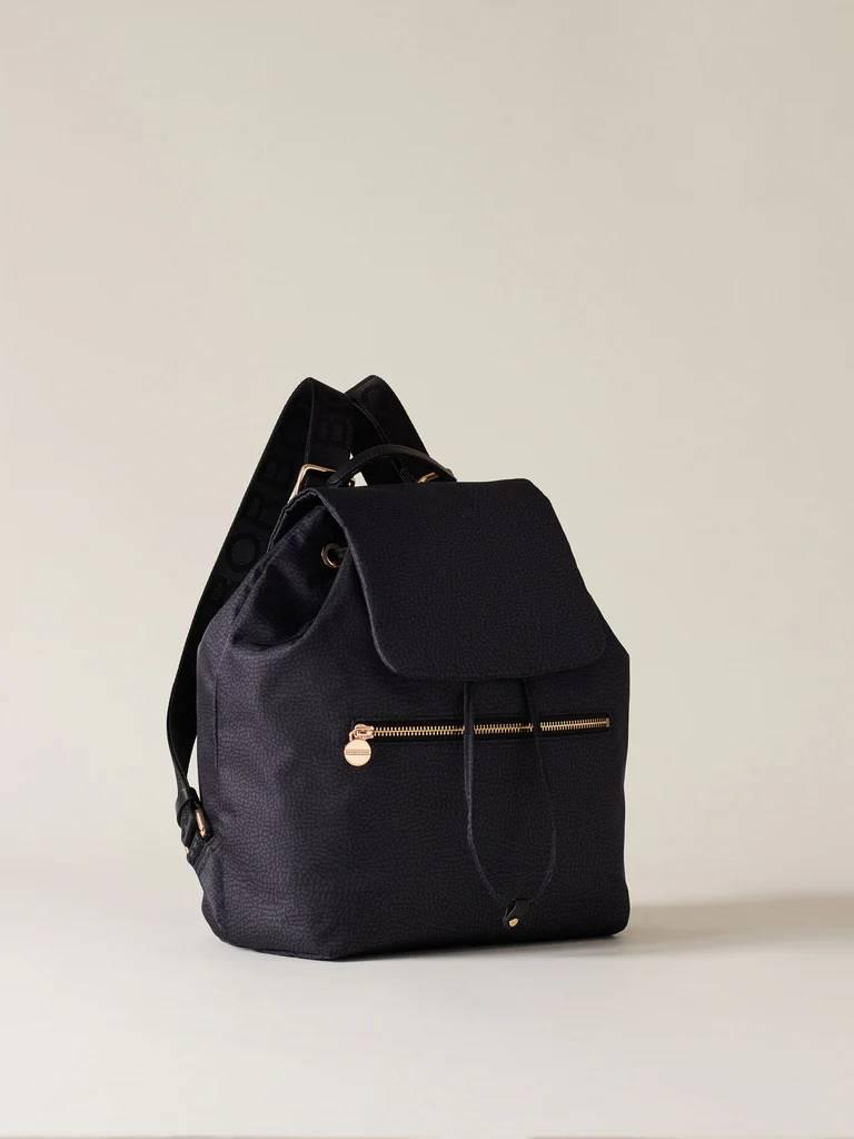 BORBONESE ZAINO MEDIUM DARK BLACK DARK BLACK 2