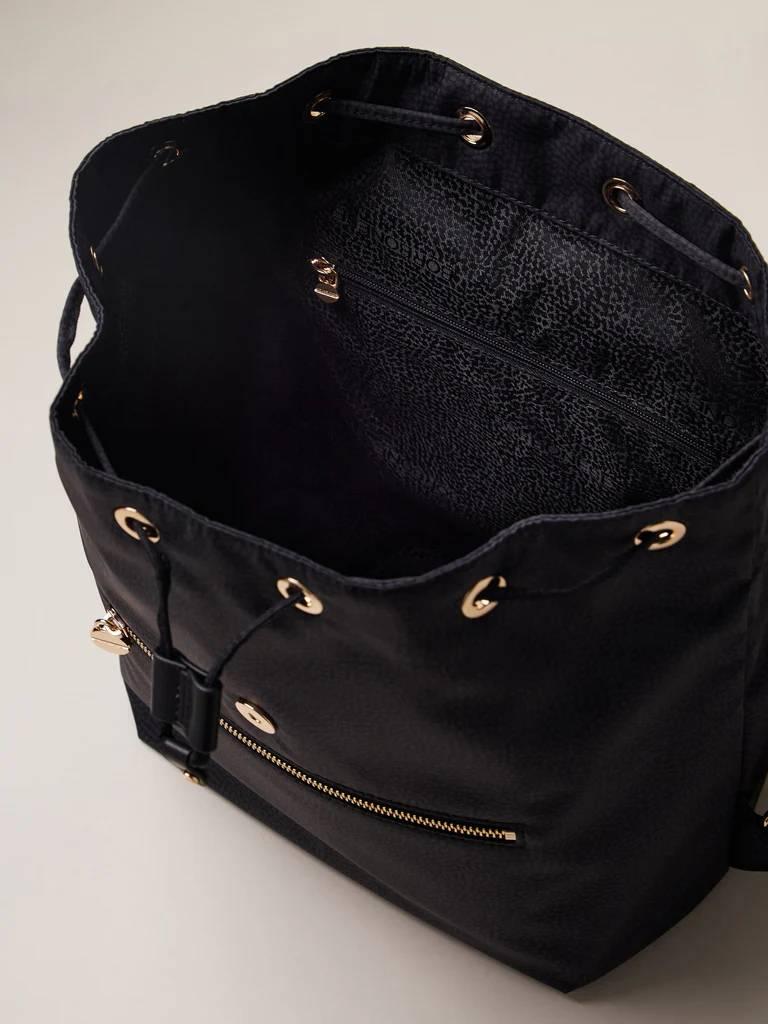 BORBONESE ZAINO MEDIUM DARK BLACK DARK BLACK 4
